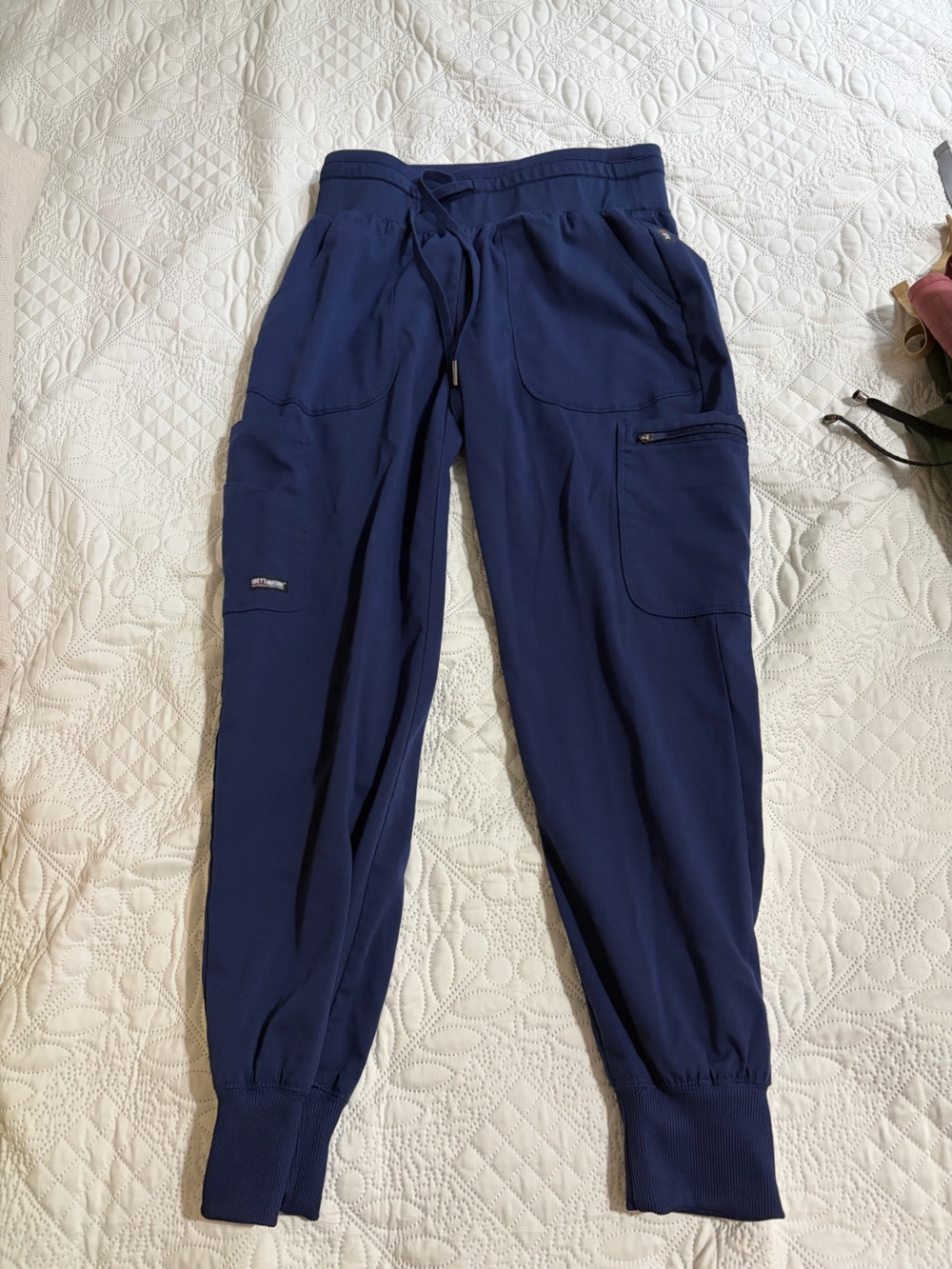 Grey's Anatomy Navy Blue Jogger Scrub Pants